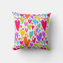 Corazones coloridos ruidosos y románticos Valentin