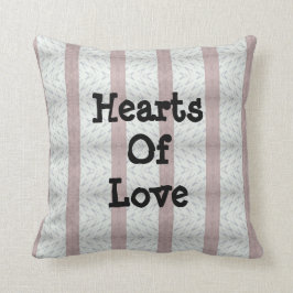 Cojín Decorativo Corazones de amor