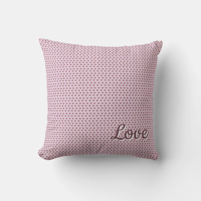 Cojín Decorativo Corazones de Amor (Anverso)