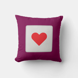Cojín Decorativo "Corazones de amor: Un diseño único de regalo"