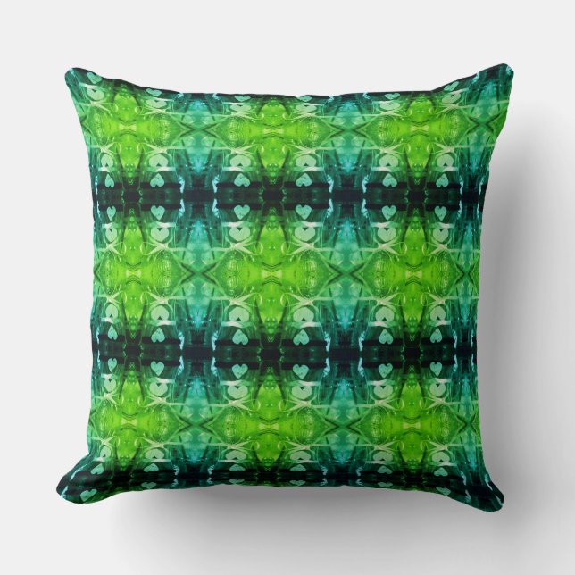 Cojín Decorativo Corazones de cinta (Anverso)