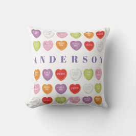 Cojín Decorativo Corazones de conversación Valentines Pillow