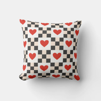 Cojín Decorativo Corazones de Damasco