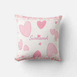 COJÍN DECORATIVO CORAZONES DE ROPA
