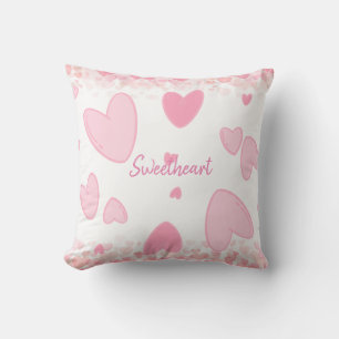 COJÍN DECORATIVO CORAZONES DE ROPA