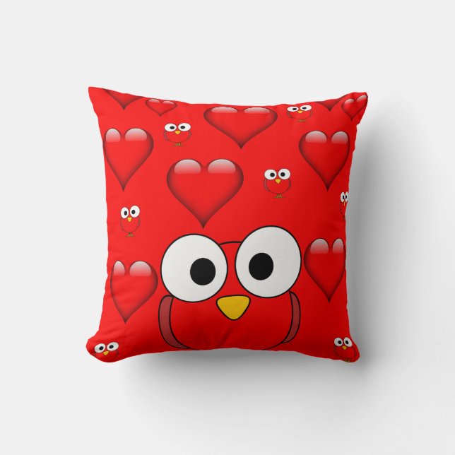cojín decorativo corazones de San Valentín (Anverso)