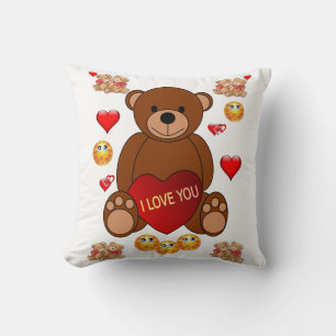 cojín decorativo corazones de San Valentín