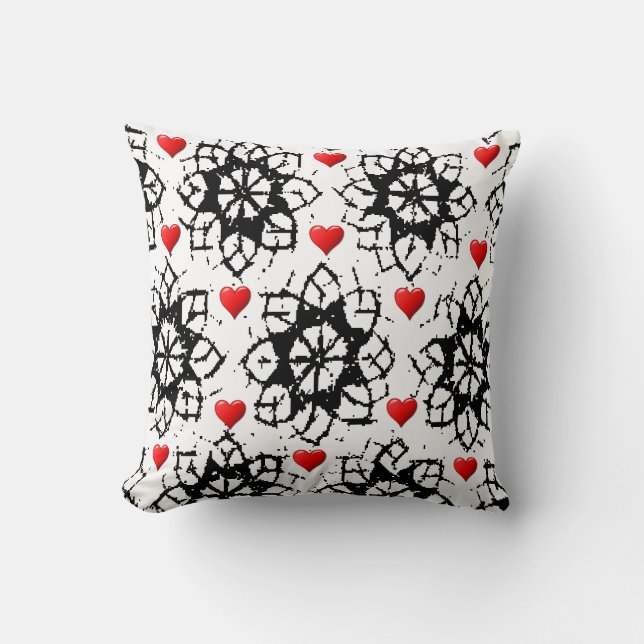 cojín decorativo corazones de San Valentín (Anverso)
