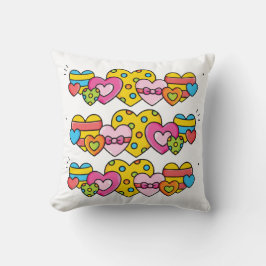 Cojín Decorativo Corazones de San Valentín