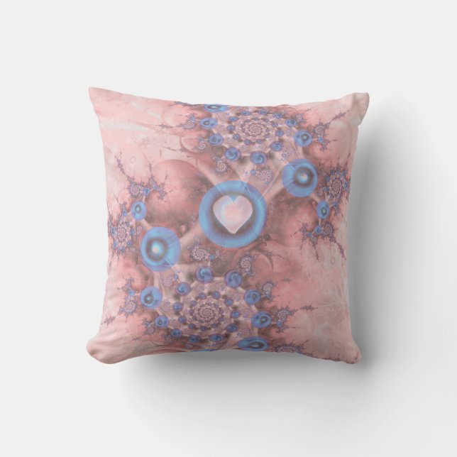 Cojín Decorativo Corazones de viaje (Anverso)