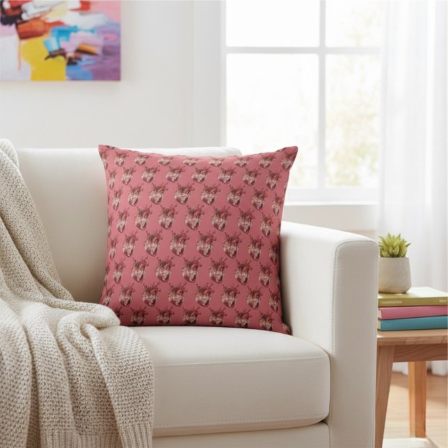 Cojín Decorativo Corazones Lumbar Pillow (Subido por el creador)