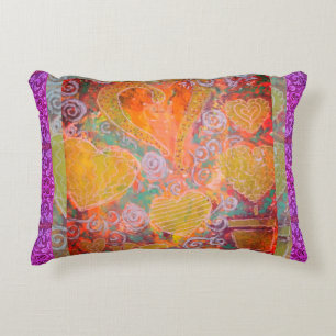 Cojín Decorativo Corazones mixtos