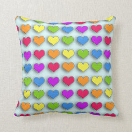 Cojín Decorativo Corazones retros de Poppin