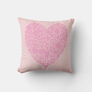 Cojín Decorativo Corazones Rosas