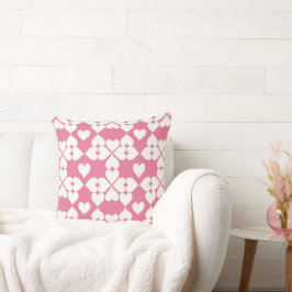 Cojín Decorativo Corazones rosas