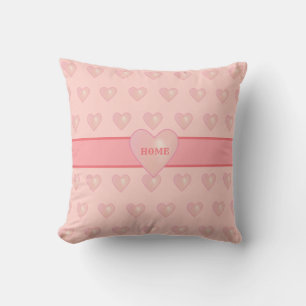 Cojín Decorativo Corazones rosas