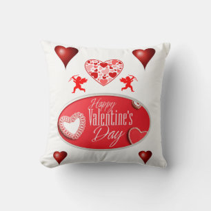cojín decorativo corazones San Valentín