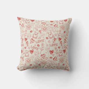 Cojín Decorativo Corazones y amor