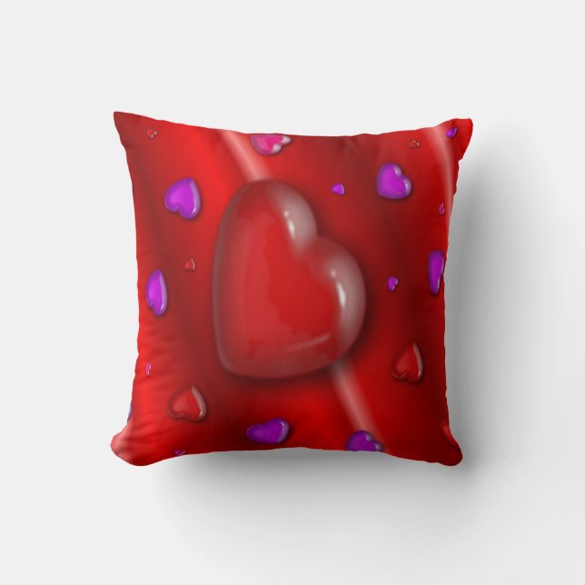 Cojín Decorativo Corazones Yummy Valentine Pillow (Anverso)