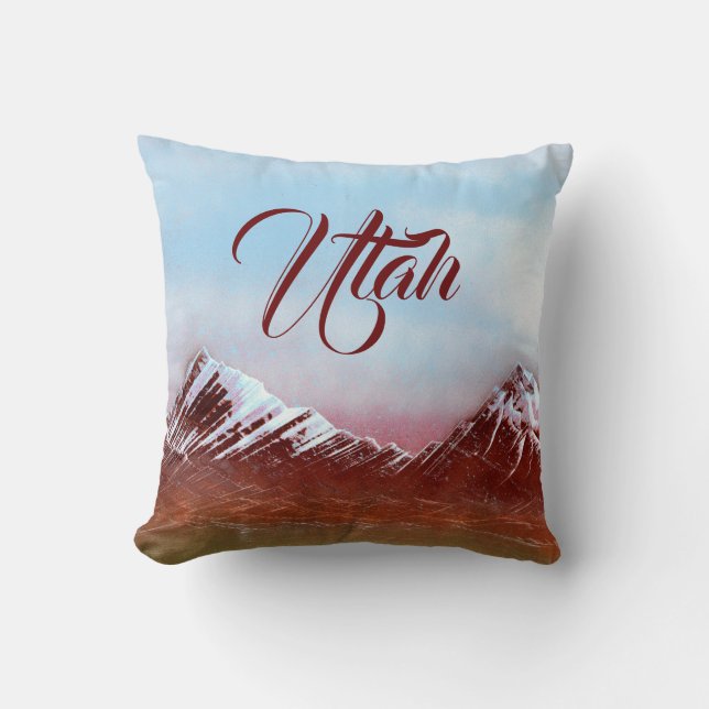 Cojín Decorativo Cordillera de Utah (Anverso)