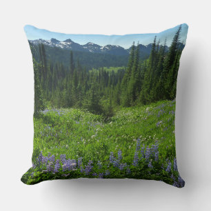 Cojín Decorativo Cordillera del Parque Nacional Mount Rainier