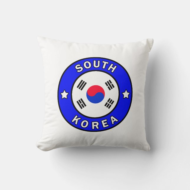 Cojín Decorativo Corea del Sur (Anverso)