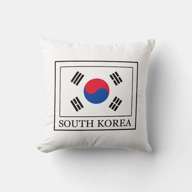 Cojín Decorativo Corea del Sur (Anverso)