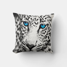 Cojín Decorativo Corey Tiger Leopardo de las Nieves Retro de los 80