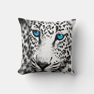 Cojín Decorativo Corey Tiger Leopardo de las Nieves Retro de los 80