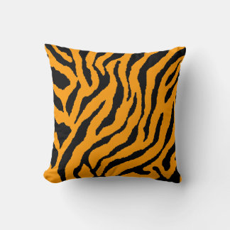 Cojín Decorativo Corey Tigre Rayas de Animal Neón Vintage 80s