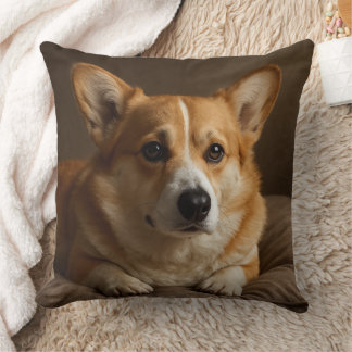 Cojín Decorativo Corgi Atento