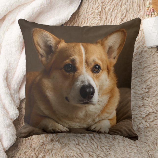 Cojín Decorativo Corgi Atento (Manta)