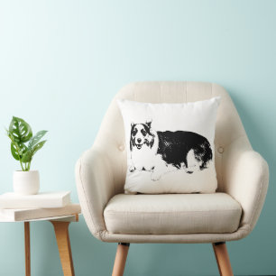 Cojín Decorativo Corgi descansando con facilidad