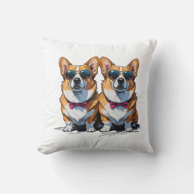 Cojín Decorativo Corgi Dread Deluxe (Anverso)