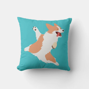 Cojín Decorativo Corgi Juguetón