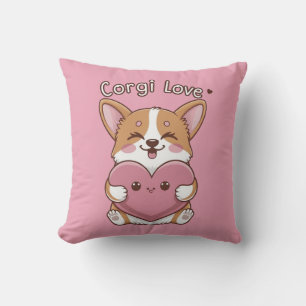 Cojín Decorativo Corgi Love