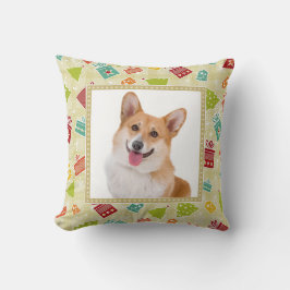 Cojín Decorativo Corgi sonriente hermoso