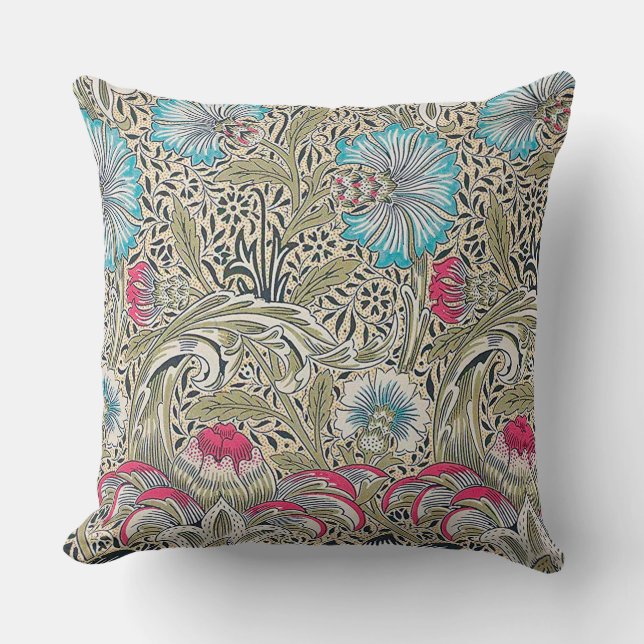 Cojín Decorativo Corncockle, William Morris (Anverso)