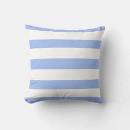 Cojín Decorativo Cornflower Blue White Awenters Stripes al aire lib