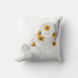 Cojín Decorativo Cornucopia Sunflowers Pumpkins