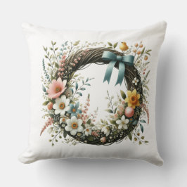 Cojín Decorativo Corona de flores