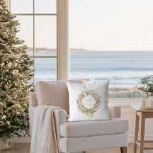 Corona de Navidad Costera de Conchas de Mar Festej