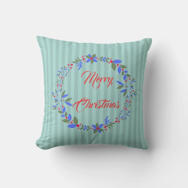 Cojín Decorativo corona de navidades (Anverso)