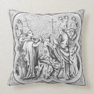 Cojín Decorativo Coronación de Carlomagno (742-814) después de un