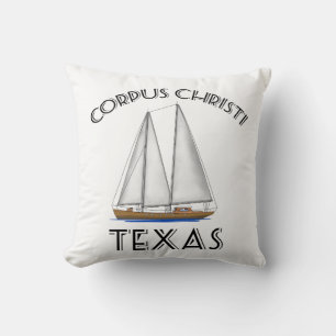 Cojín Decorativo Corpus Christi Texas Vela