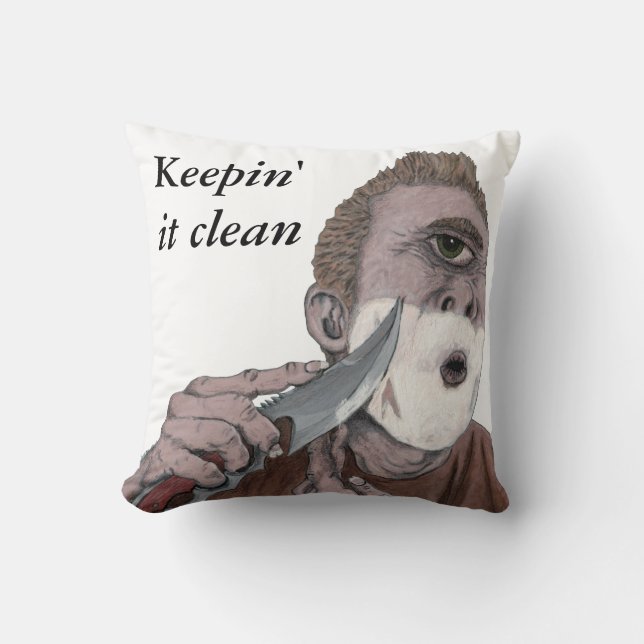 Cojín Decorativo Correa de Cyclops griega limpia bruja casualidad a (Anverso)