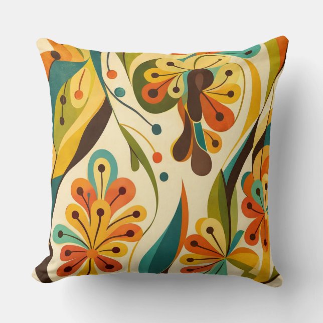 Cojín Decorativo Corriente Floral (Anverso)