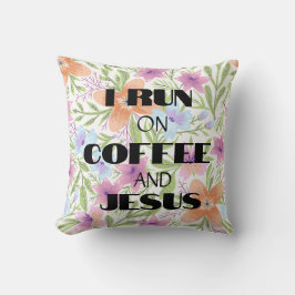 COJÍN DECORATIVO CORRO EN CAFÉ Y JESÚS