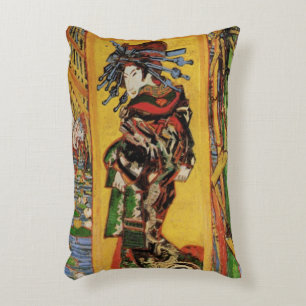 Cojín Decorativo Cortesana japonesa Oiran de Vincent van Gogh