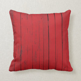 Cojín Decorativo Cortijo de madera del país del apartadero del
